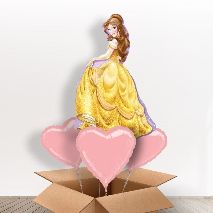 Giant Princess Belle Balloons in a Box - With 3 Plain Balloons | Small Indoor Plants