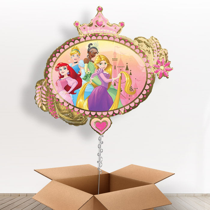 Disney Princess Crown Helium Balloon in a Box - Giant Balloon | Small Indoor Plants