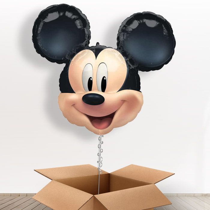 Mickey Mouse Giant Head Balloon in a Box Gift - Giant Balloon | Small Indoor Plants