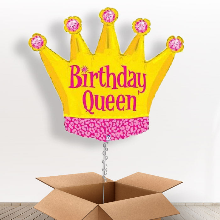 Giant Queen Crown Balloons in a Box - Giant Balloon | Small Indoor Plants