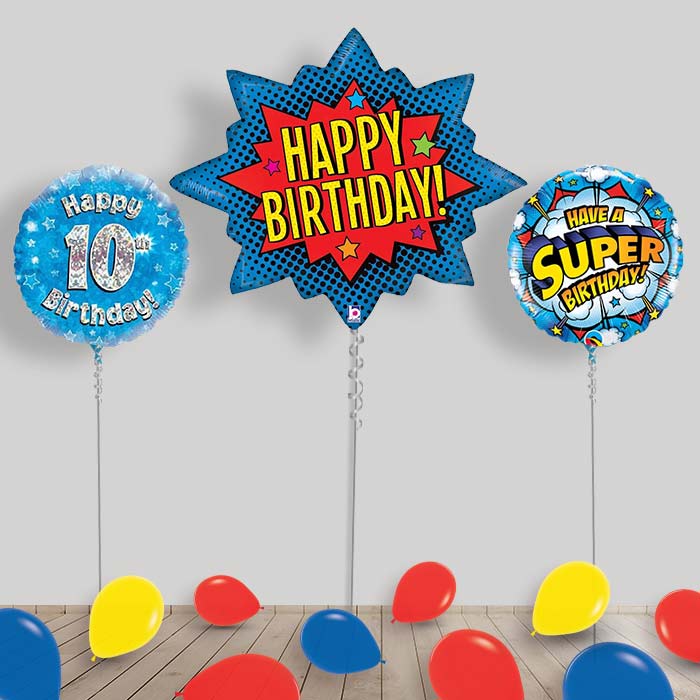 Superhero Balloon Display in a Box