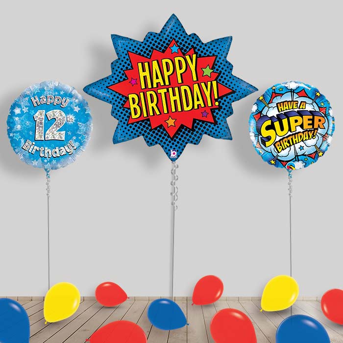 Superhero Balloon Display in a Box