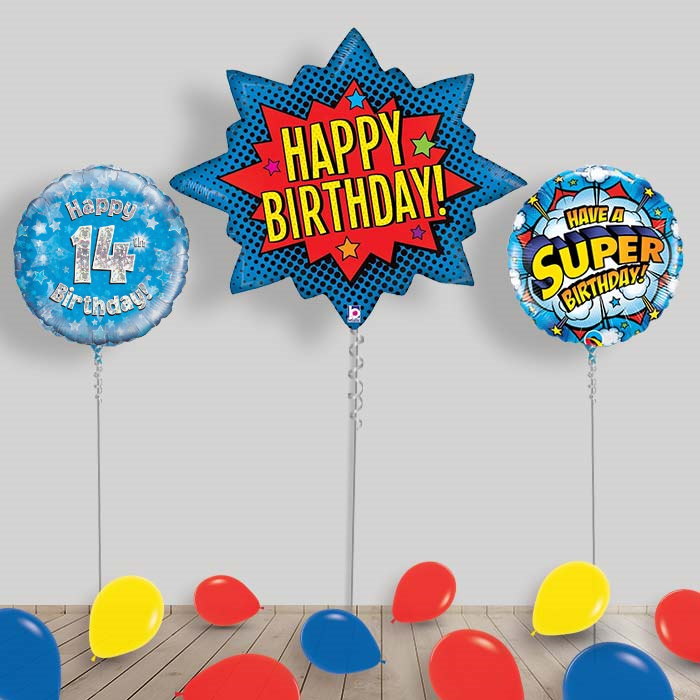 Superhero Balloon Display in a Box