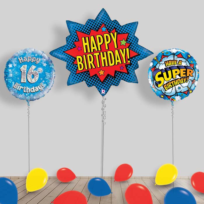 Superhero Balloon Display in a Box