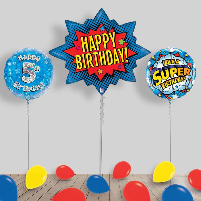 Superhero Balloon Display in a Box