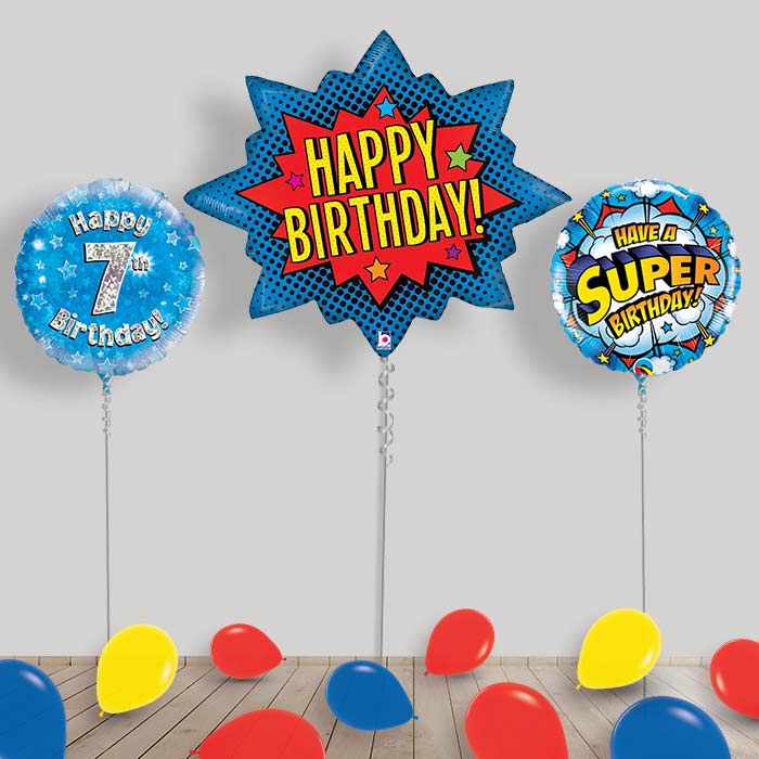 Superhero Balloon Display in a Box