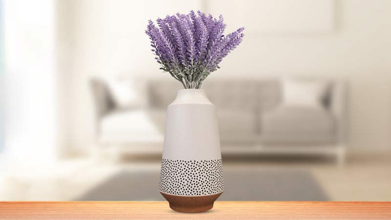 Artificial Lavender in Vase