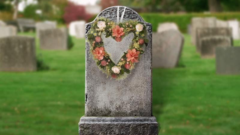 Artificial Wreaths for Graves