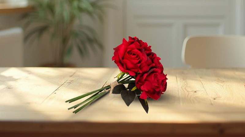 Red Artificial Flowers