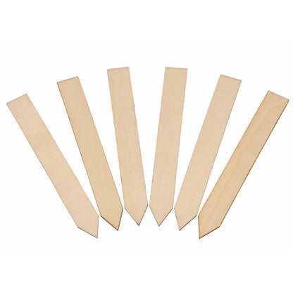 Wooden Plant Labels 15cm (6") 25pk FSC-100%