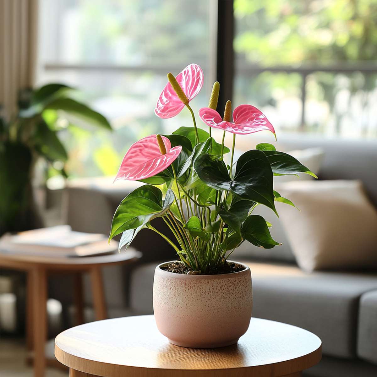 Anthurium Sweet Dream Laceleaf Plant - Height 35-45cm
