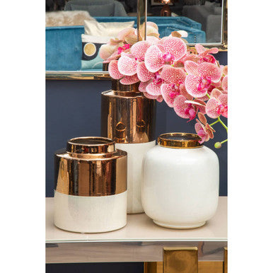 Small Metallic Vase | Stellar
