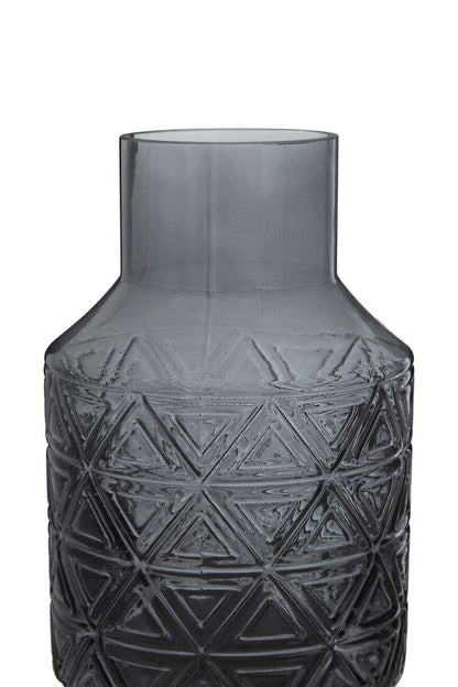 Grey Glass Vase | Dakota