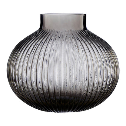 Small Smoked Grey Glass Vase | Nullah
