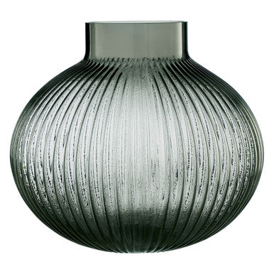 Large Smoked Grey Glass Vase | Nullah