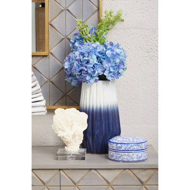 Small Ombre Vase in Blue | Azul