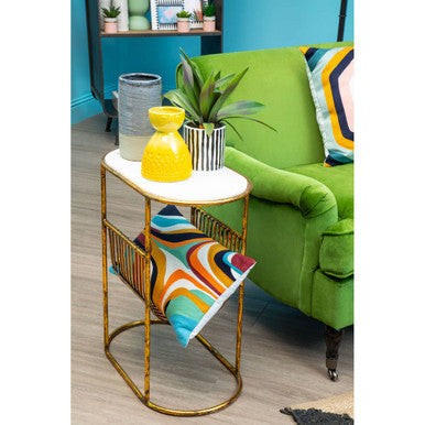 Small Yellow Face Vase | Visage