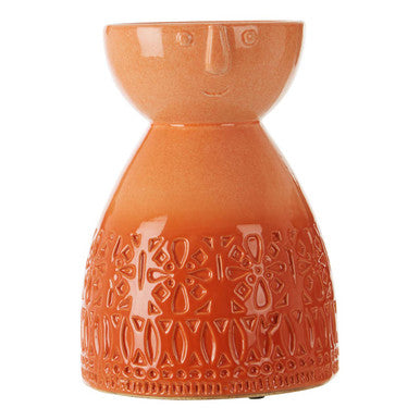 Medium Coral Face Vase | Visage