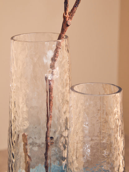 Small Blue Ombre Glass Vase | Brock
