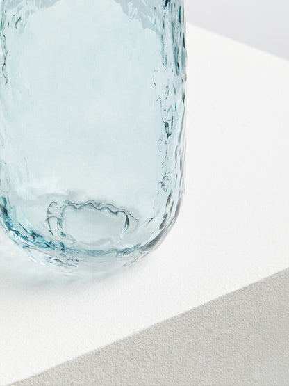 Large Blue Ombre Glass Vase | Brock