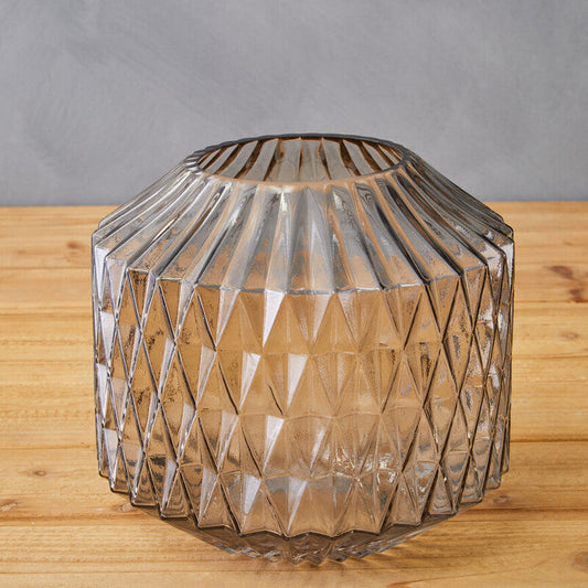 Large Grey Glass Vase | Brice