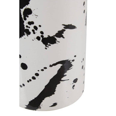 Small Black and White Ceramic Vase | Sorrell