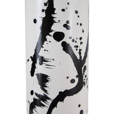 Small Black and White Ceramic Vase | Sorrell