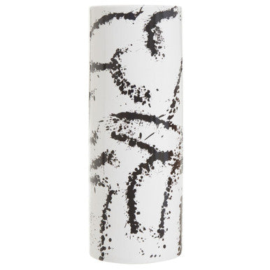Large Black and White Ceramic Vase | Sorrell