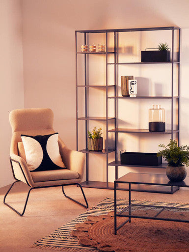 Asher Black Metal Small Wall Plant Box