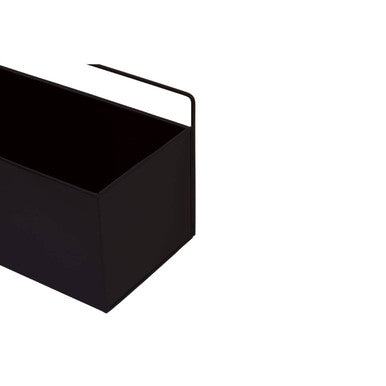 Asher Black Metal Small Wall Plant Box
