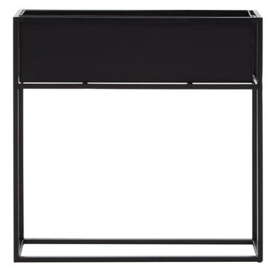 Asher Black Metal Floor Standing Plant Box