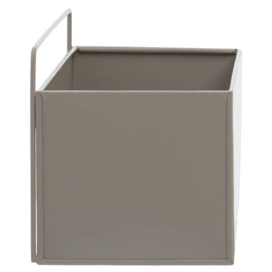Asher Grey Metal Small Wall Plant Box