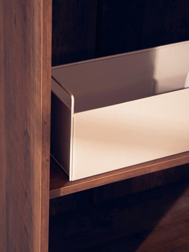 Asher Grey Metal Large Wall Plant Box