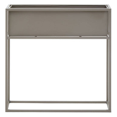 Asher Grey Metal Floor Standing Plant Box