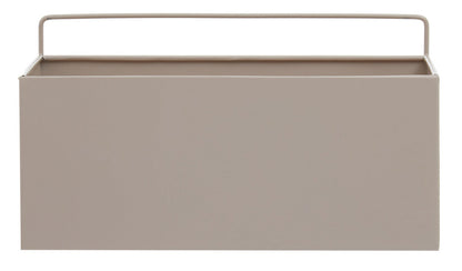 Asher Natural Metal Small Wall Plant Box