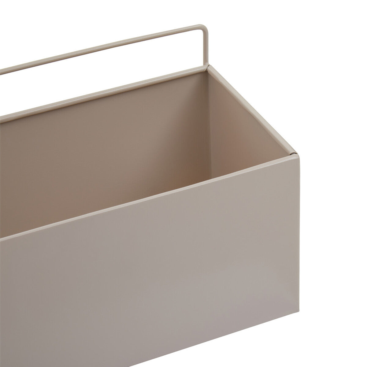 Asher Natural Metal Small Wall Plant Box