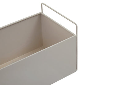 Asher Natural Metal Large Wall Plant Box