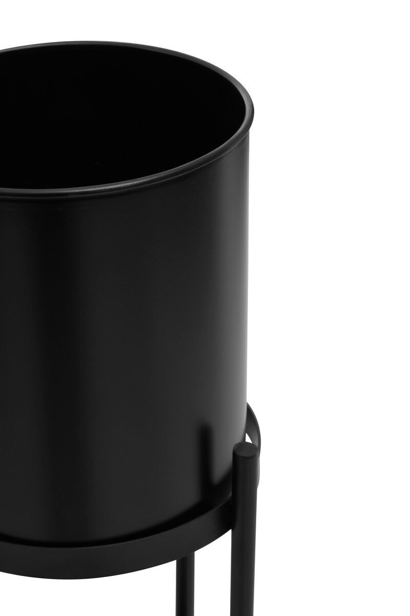 Asher Black Metal 2 Tier Plant Stand