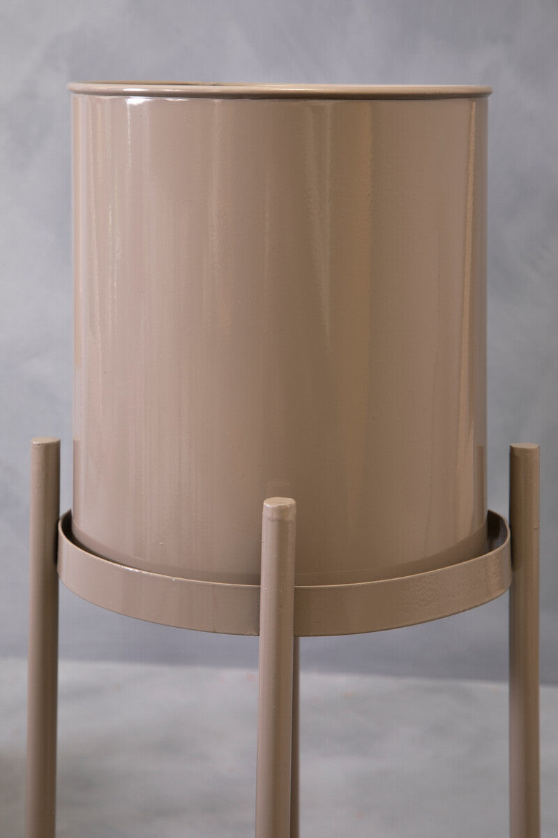 Asher Grey Metal 2 Tier Plant Stand