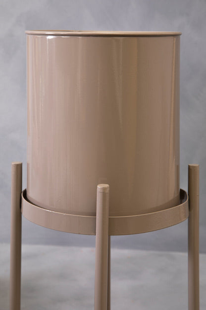 Asher Grey Metal 2 Tier Plant Stand