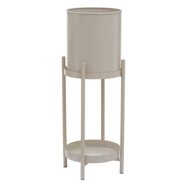 Asher Natural Metal 2 Tier Plant Stand