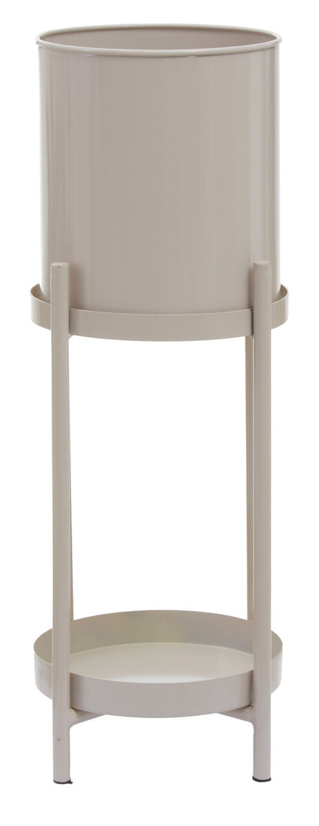 Asher Natural Metal 2 Tier Plant Stand