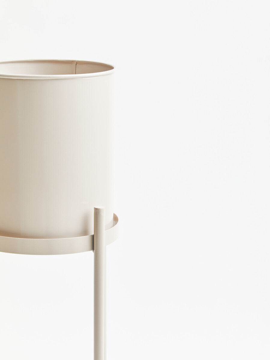 Asher Natural Metal 2 Tier Plant Stand