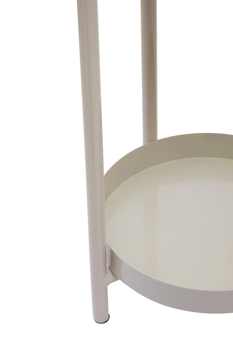 Asher Natural Metal 2 Tier Plant Stand