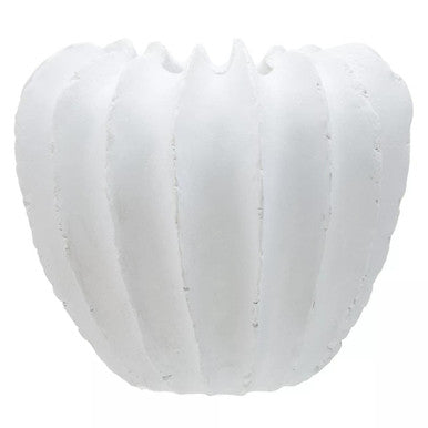 White Textured Vase | Broc