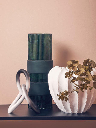 White Textured Vase | Broc