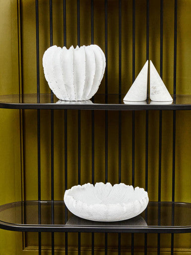 White Textured Vase | Broc