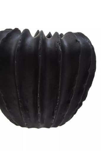 Black Textured Vase | Broc