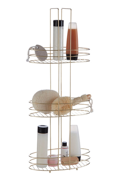 3 Tier Gold Plated Storage Rack | Dara