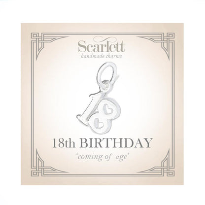 18th Birthday Silver Charm